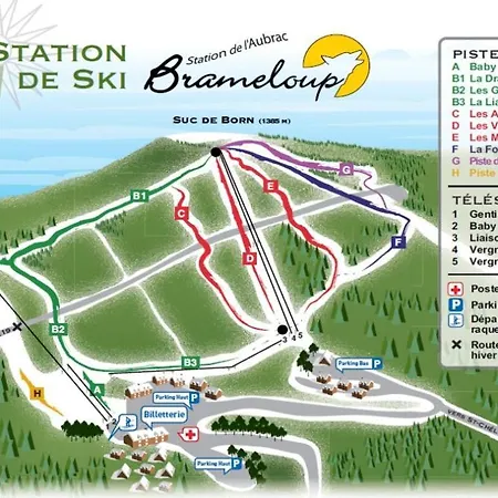 T3 Duplex Village Geolia Geniez D'olt Avec 2 Piscines Chauffée